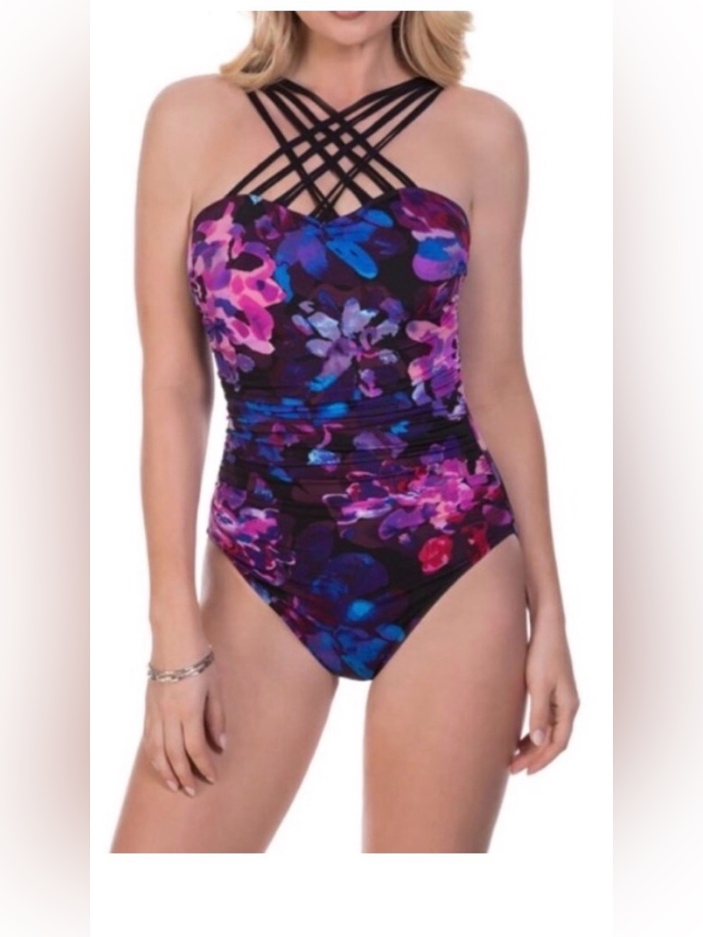 Magicsuit Giselle One Piece High Neck Swimsuit Size 8
